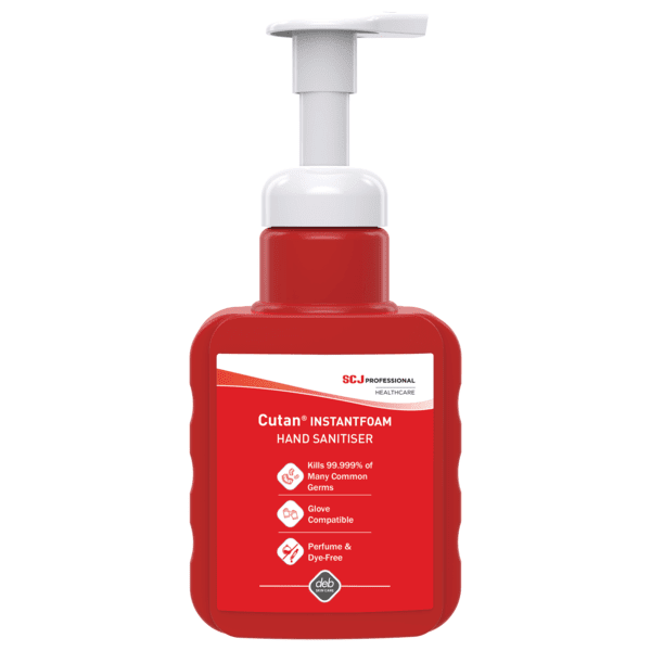 Deb Cutan Complete Foaming Hand Sanitiser 12 x 400ml