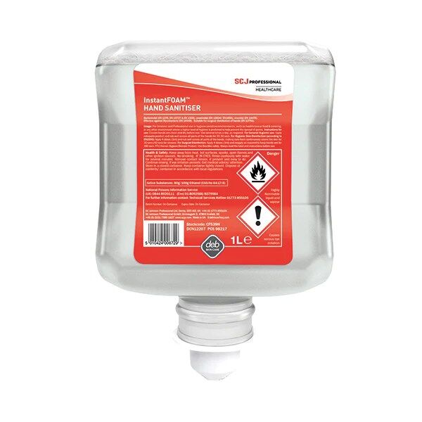 Deb Cutan Instant Foaming Hand Sanitiser 6 x 1 Litre 1 Deb Cutan Instant Foaming Hand Sanitiser 6 x 1 Litre
