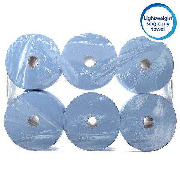 KC Scott® Blue Rolled Hand Towels 6668 - 6 x 304m 5 KC Scott® Blue Rolled Hand Towels 6668 - 6 x 304m - Image 5
