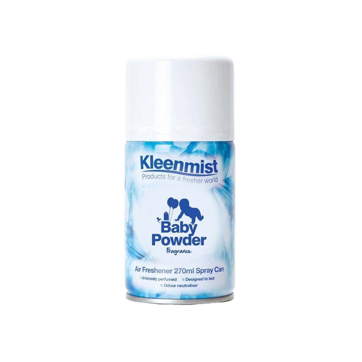 Kleenmist Aerosol Baby Powder 270ml (12Pcs/Case) 1 Kleenmist Aerosol Baby Powder 270ml