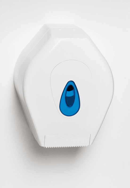 Brightwell Mini-Jumbo Toilet Roll Dispenser 1 Brightwell Mini-Jumbo Toilet Roll Dispenser