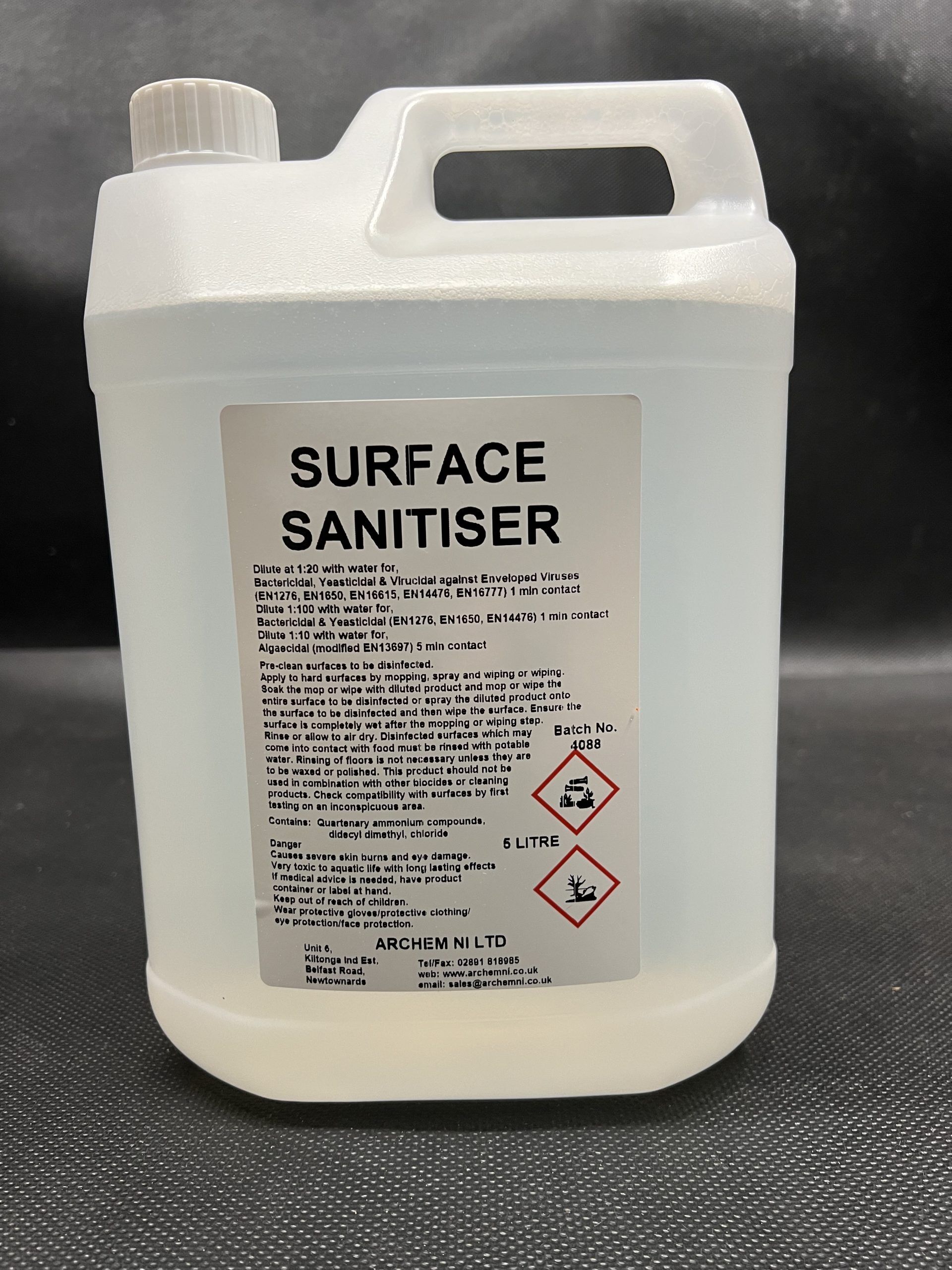 Archem Surface Sanitiser 5lts 1 Archem Surface Sanitiser 5lts