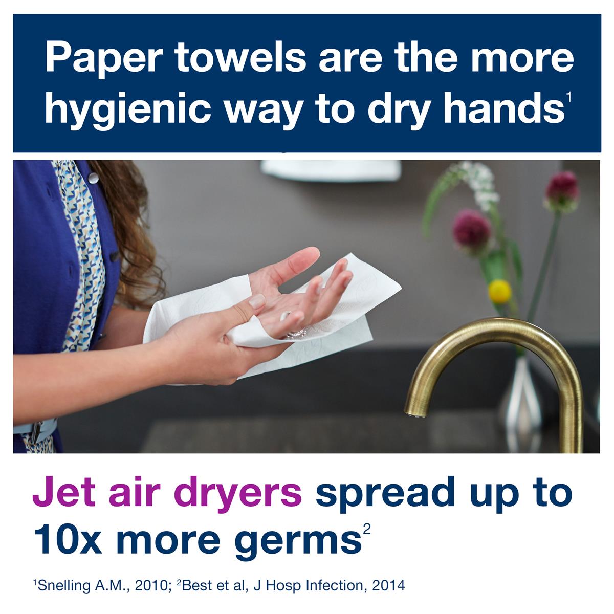 Tork Xpress H2 Blue 1-Ply Multifold Hand Towels - 471069 4 Tork Xpress H2 Blue 1-Ply Multifold Hand Towels - 471069 - Image 4