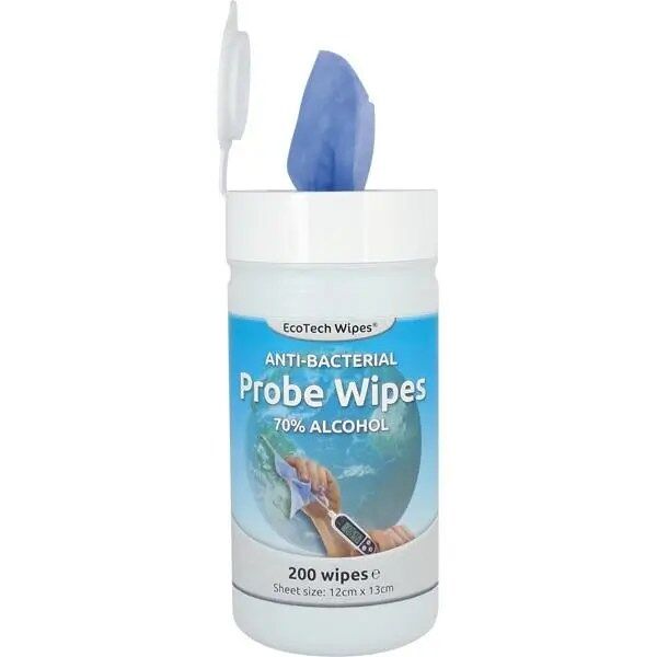 Antibacterial Probe Wipes tub of 200 1 Antibacterial Probe Wipes