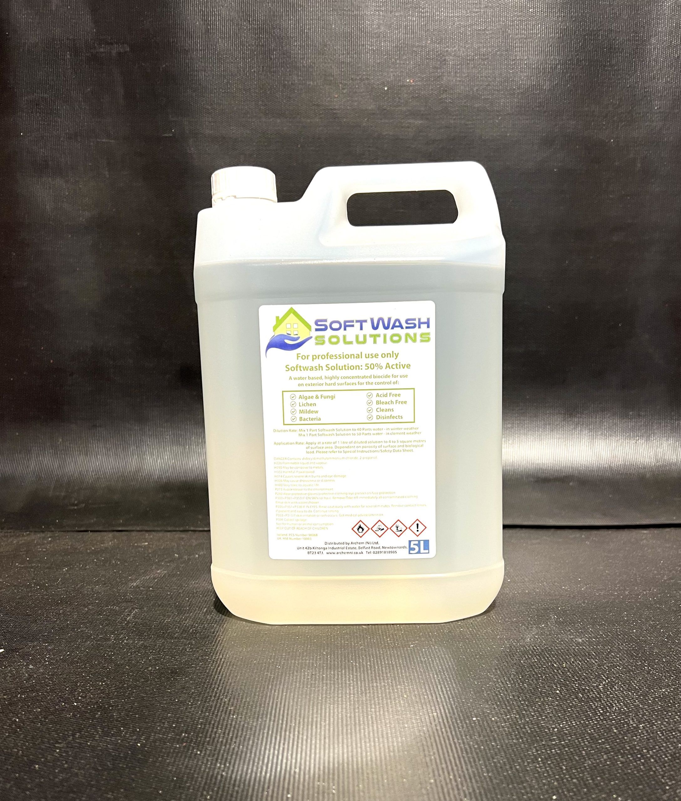Archem Softwash Solutions 5lts 1 Archem Softwash Solutions 5lts