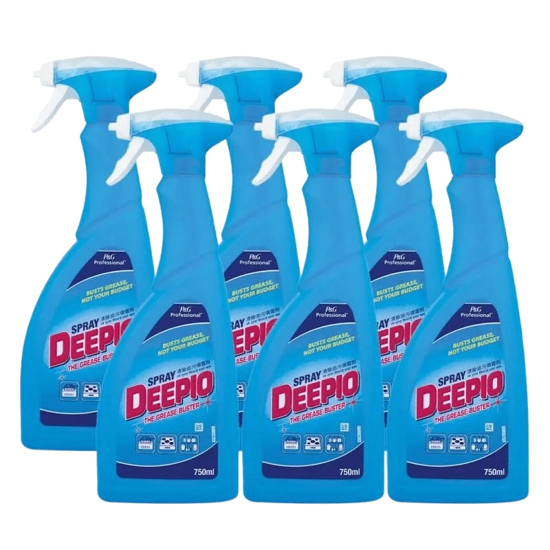 Deepio Professional Degreaser Spray - 6 x 800ml