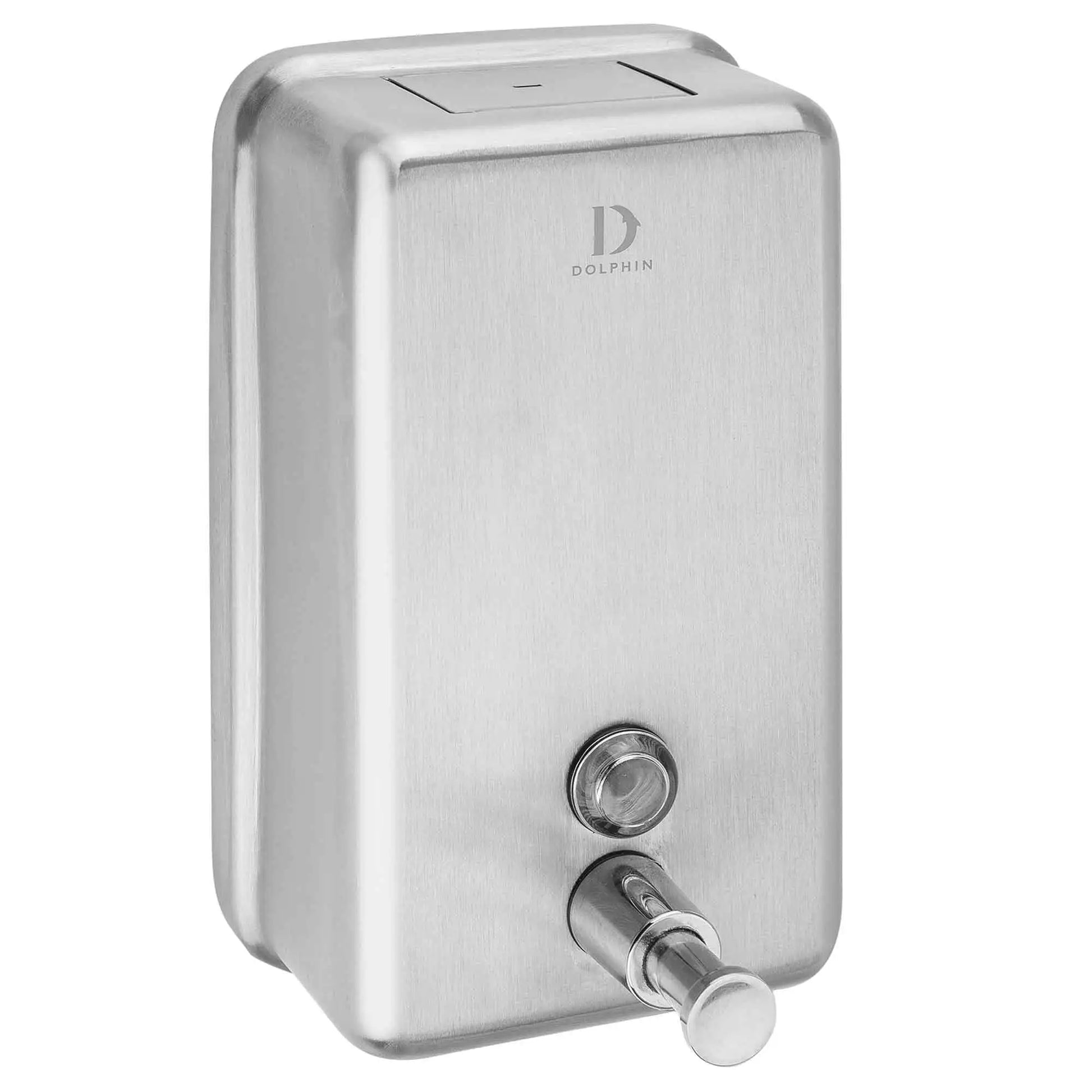 Dolphin Brushed Stainless Steel Vertical Liquid Soap Dispenser 1200ml (BC923) 1 Dolphin Brushed Stainless Steel Vertical Liquid Soap Dispenser 1200ml (BC923)
